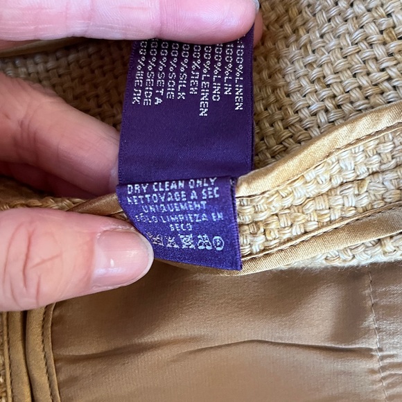 Ralph Lauren Collection Purple Label Linen blazer size 4 - Picture 9 of 10